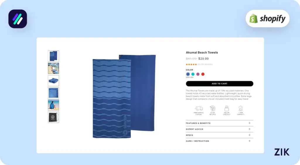 $29.99 on their Shopify store