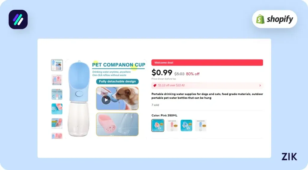 Pet Travel Water Bottle Supplier