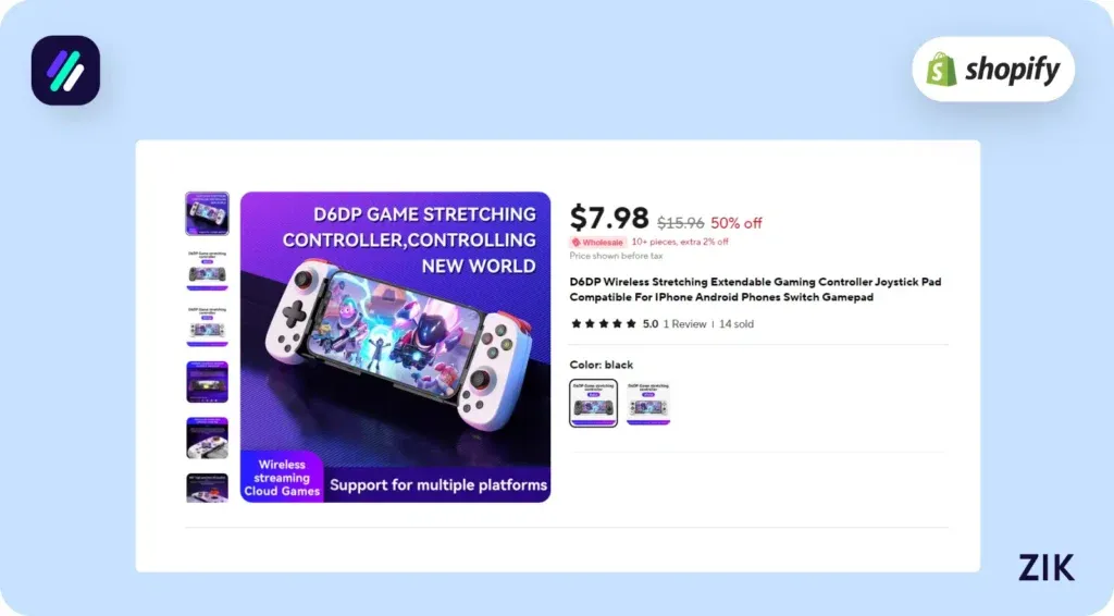 Supplier Bluetooth game controller