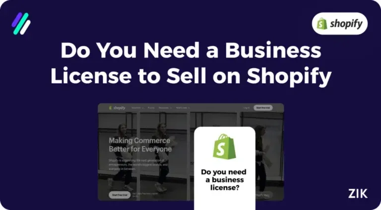 do you need a business license to sell on shopify
