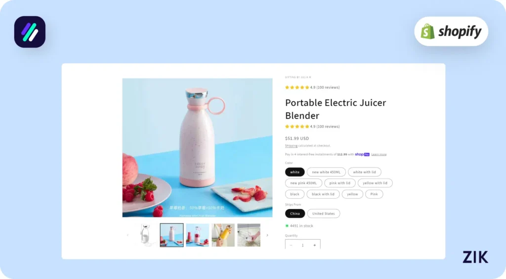 search input yielded a few results