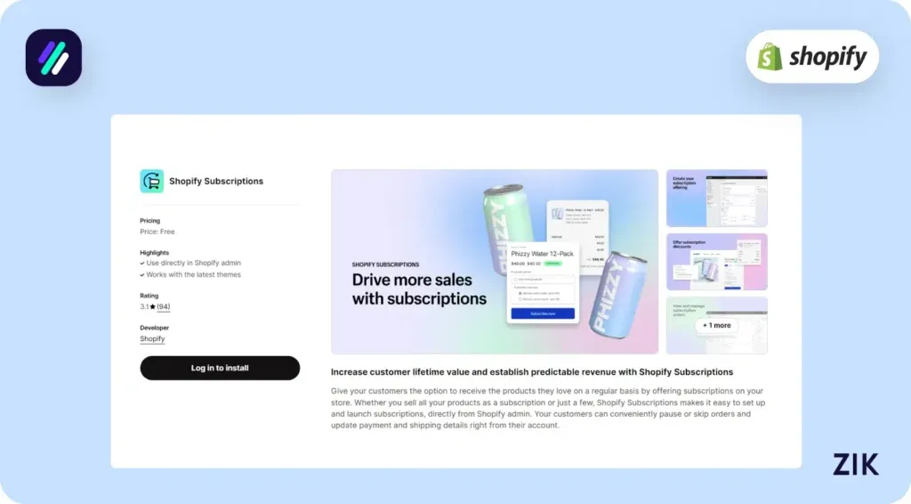 Choose a subscription app
