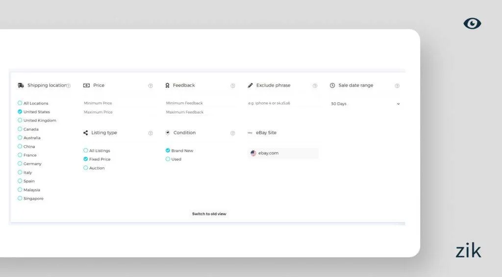 Customize your search settings