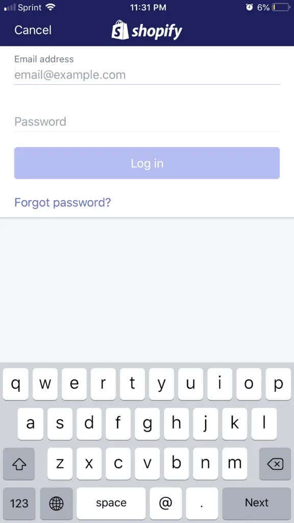 For mobile users log in go to settings
