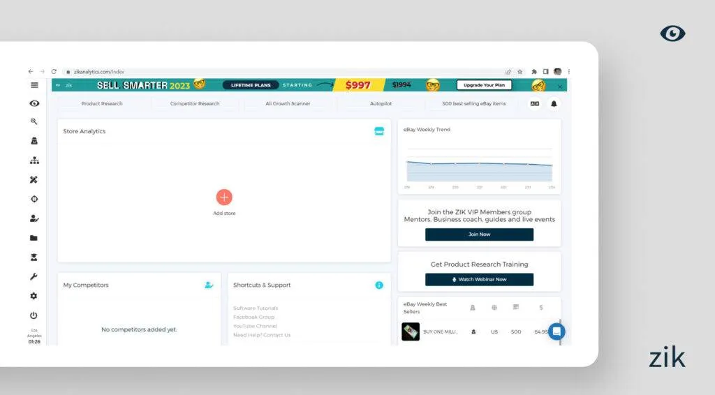 Go to ZIK Analytics on how to Find Profitable Products to Dropship on eBay

