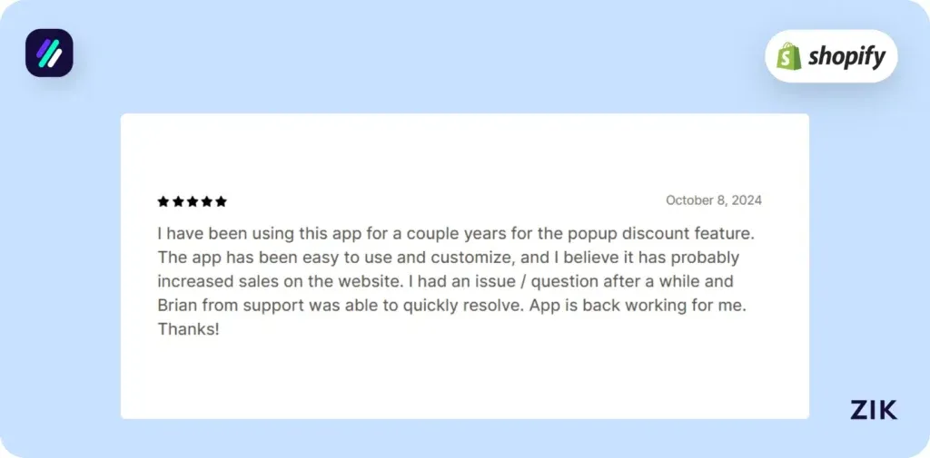 Shopify Pop-Up Apps Smart Popup reviews