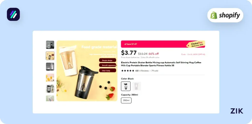 cheaper ali express electric protein shaker supplier