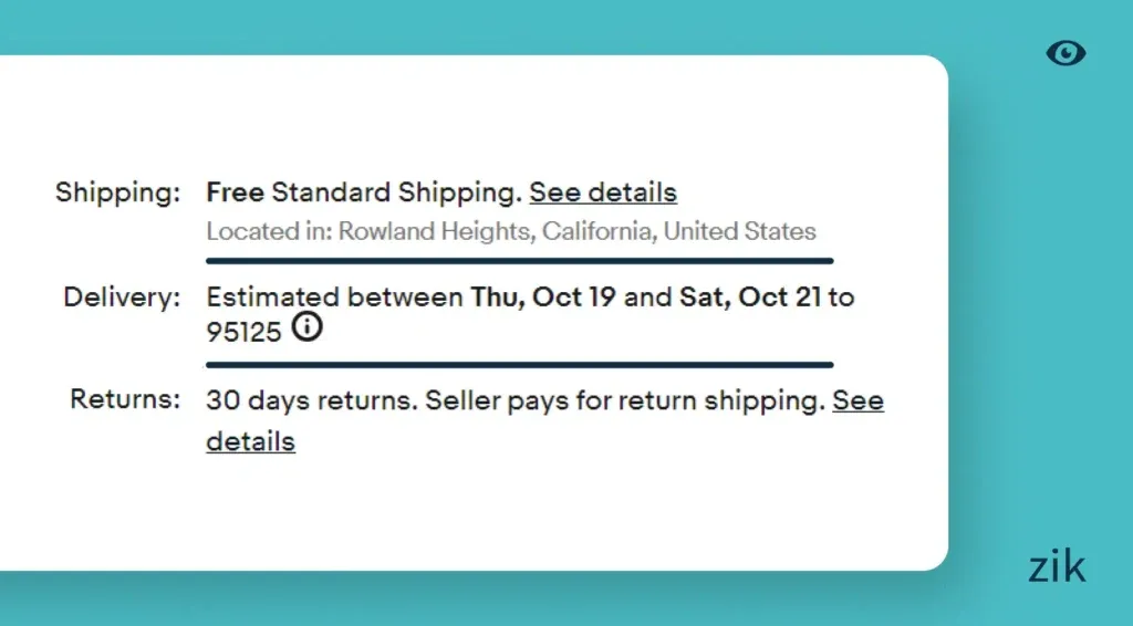 eBay Policies on Item Location
