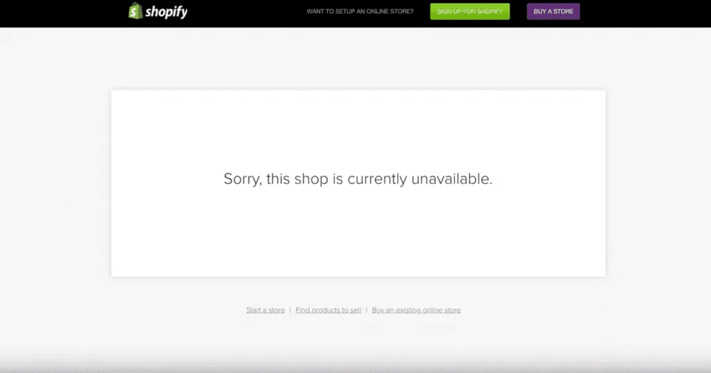 store is officially closed