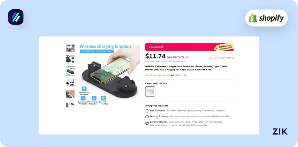 wireless stand ali express