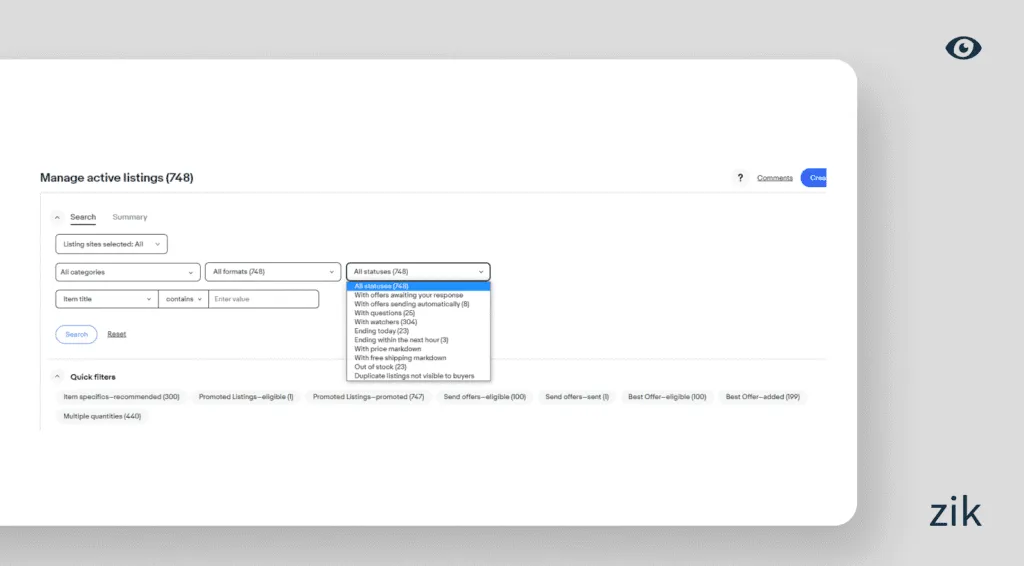 Find Your Active Listings