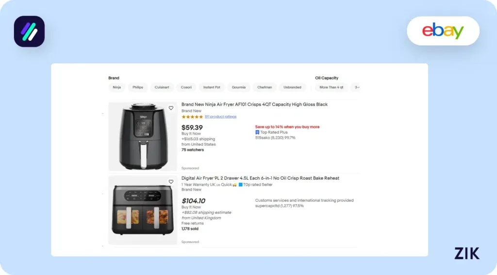 Reduced Search Exposure