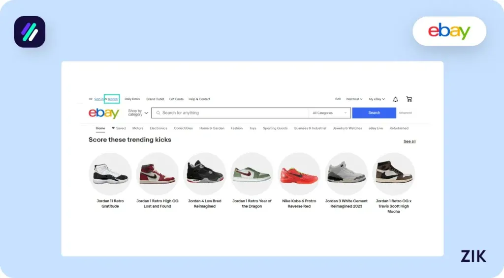 Set Up an eBay Account