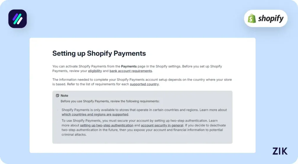 Shopify Payments