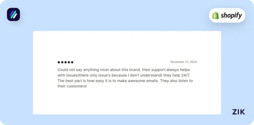 Shopify email apps Seguno reviews