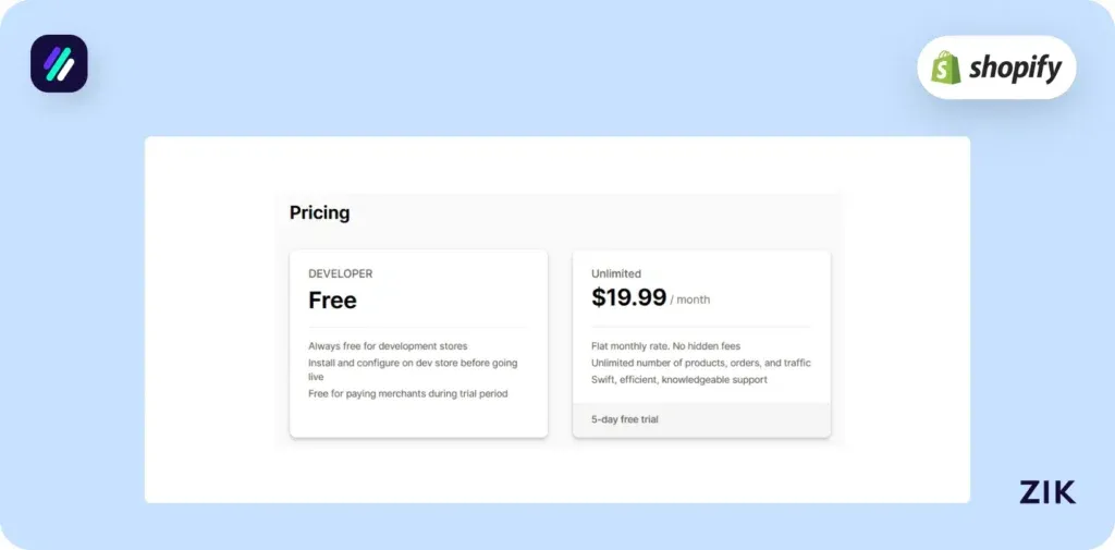 Upsell Apps For Shopify Frequently bought Together pricing