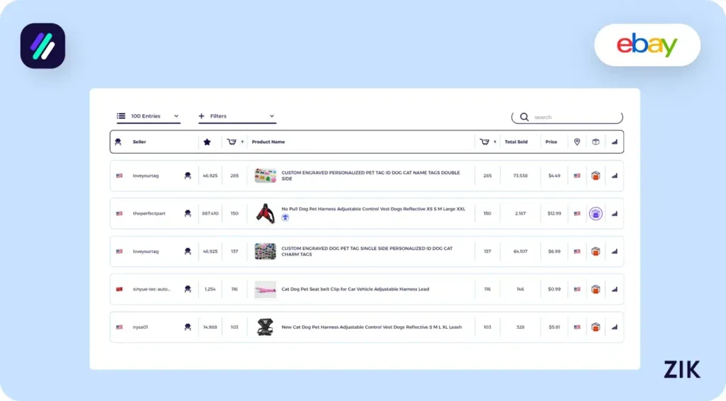 find potential suppliers for that similar product on CJ Dropshipping