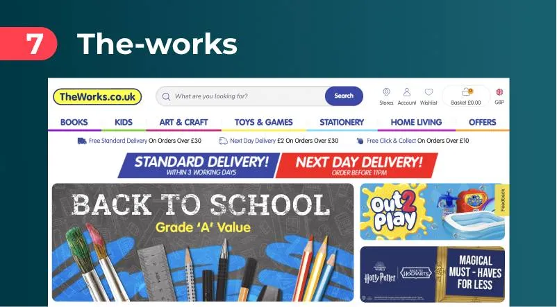 the works UK dropshipping school item suppliers