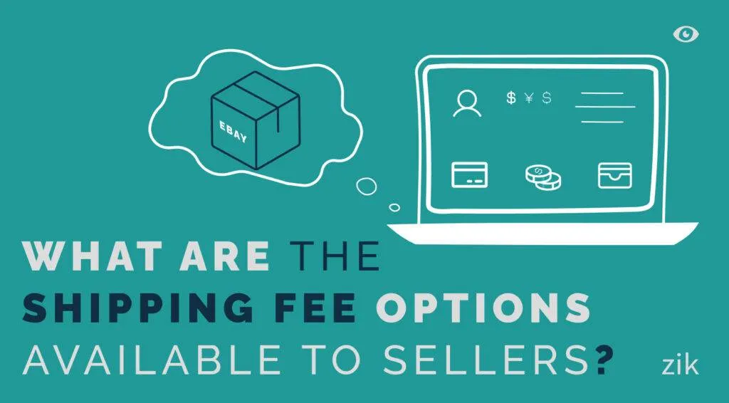 What are the shipping fee options available to sellers?