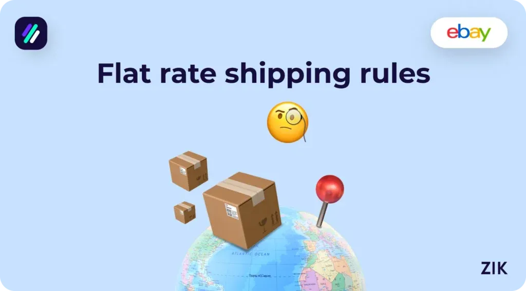 eBay flat shipping rules