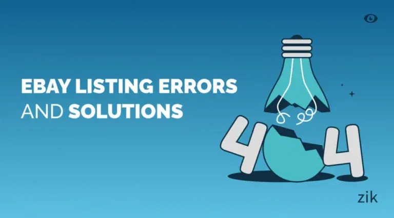 ebay listing errors