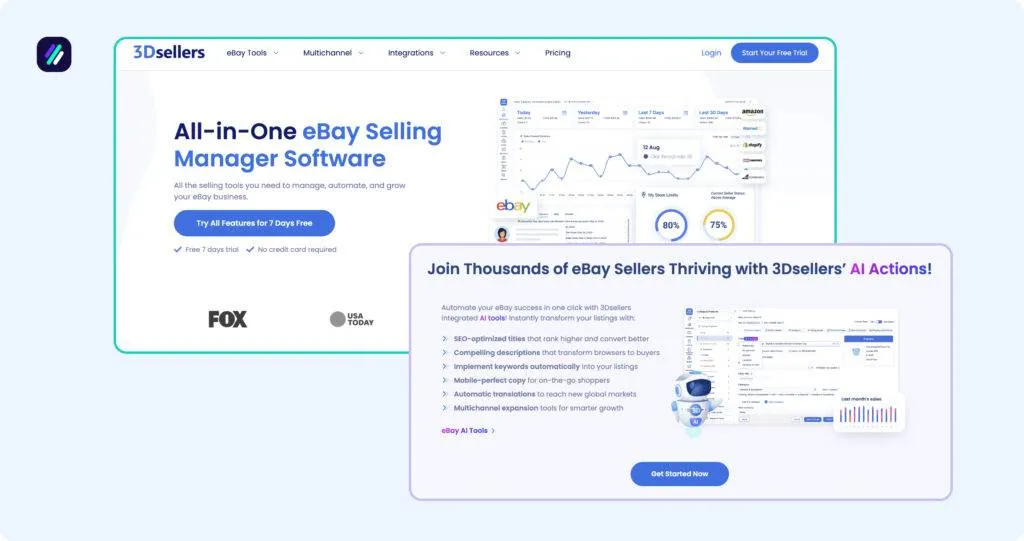 Best eBay Seller Software 3Dsellers platform