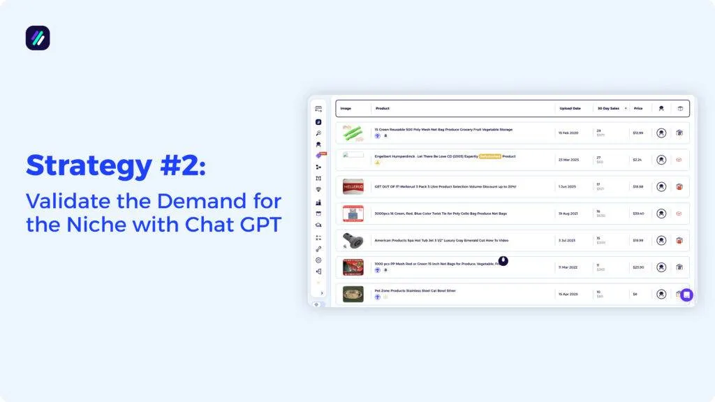 High demand niches found using Zik Analytics