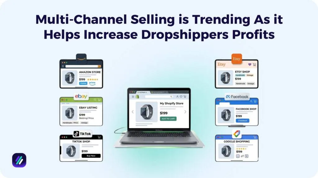Multi-Channel Selling in dropshipping increases profits