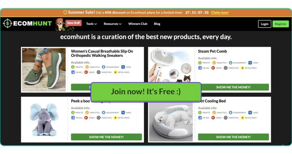 PPSPY alternatives and competitors Ecomhunt platform
