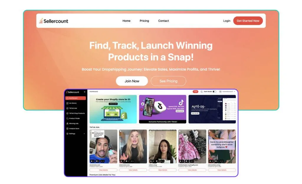 Sell The Trend alternatives and competitors Sellercount platform