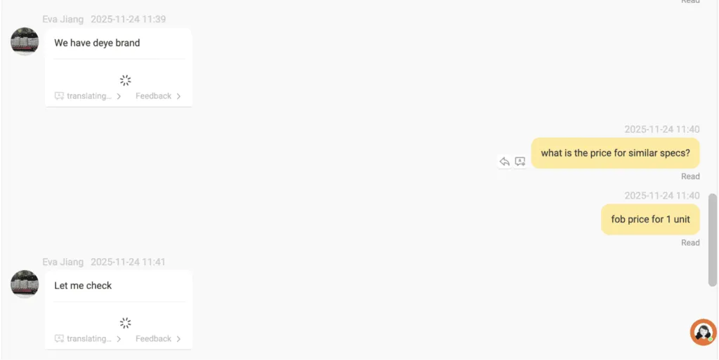a dropshipping tip to initially message potential suppliers to ask for pricing and see if communication is clear