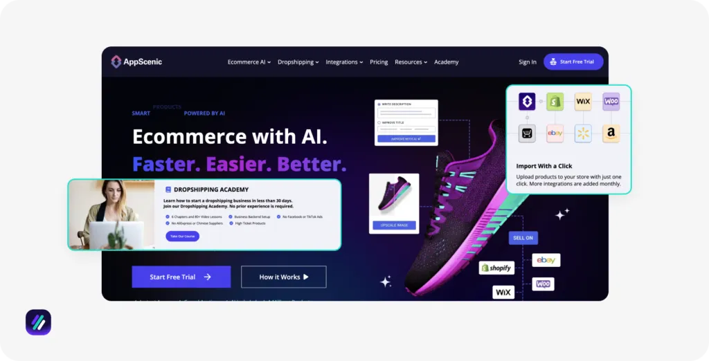 best dropshipping AI tools AppScenic
