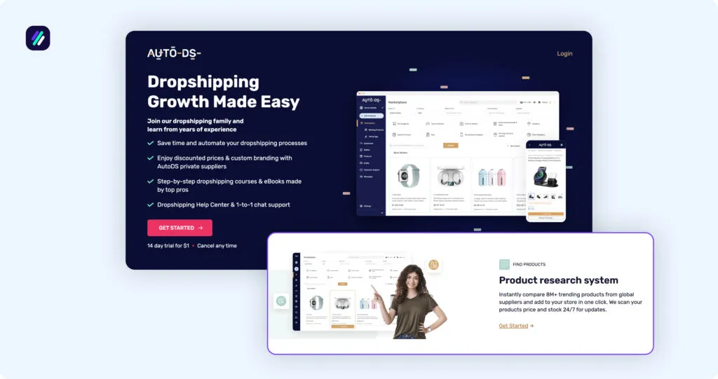 best dropshipping AI tools AutoDS platform