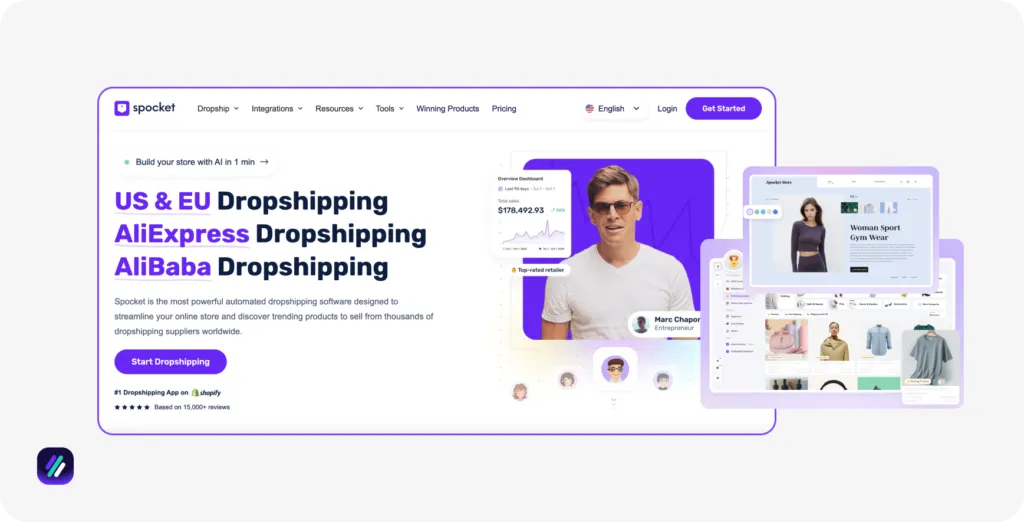 best dropshipping AI tools Spocket