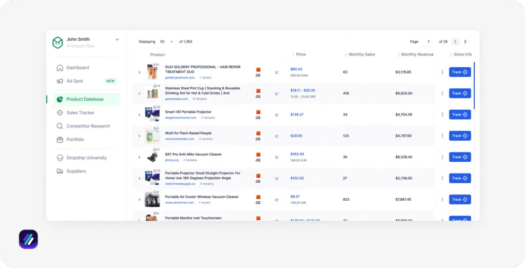best dropshipping spy tools dropship.io