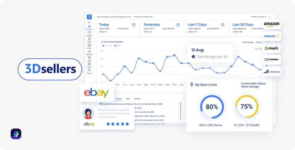 best eBay dropshipping software 3dsellers