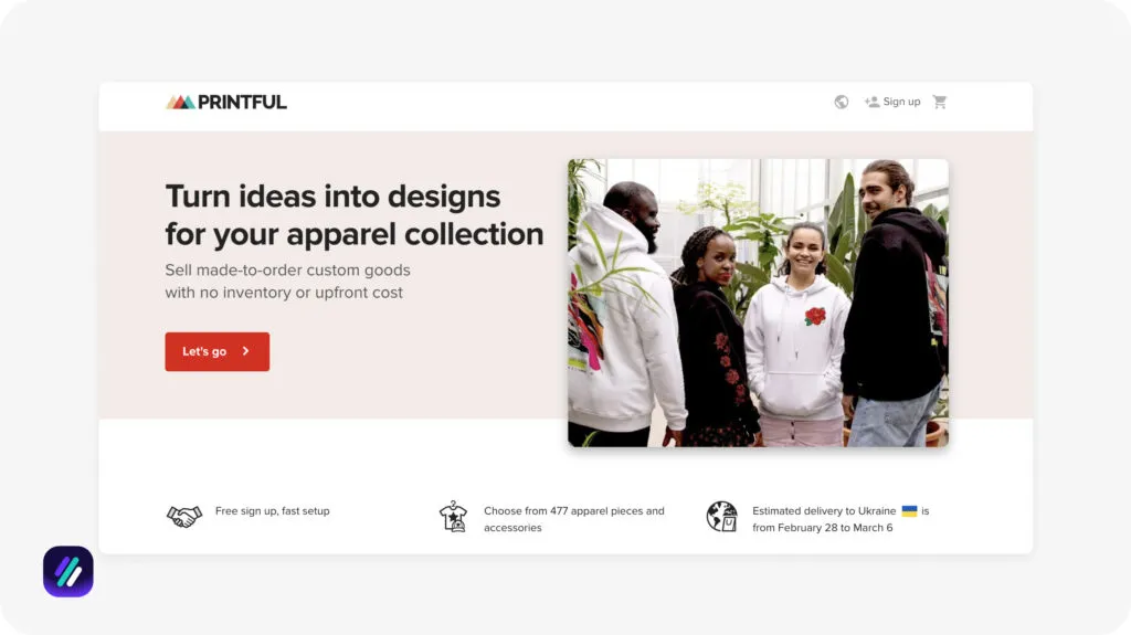 best private label dropshipping supplier Printful