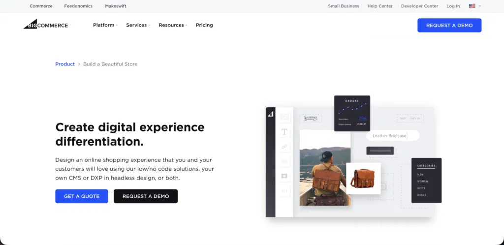 bigcommerce dropshipping website builders