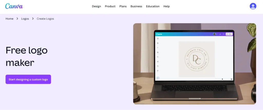canva to design private label branding
