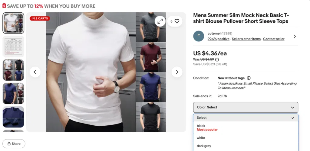 check for product variations on how succesful the selling strategies they have