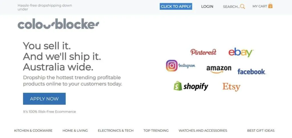colourblocker is one of the best autralian dropshipping suppliers