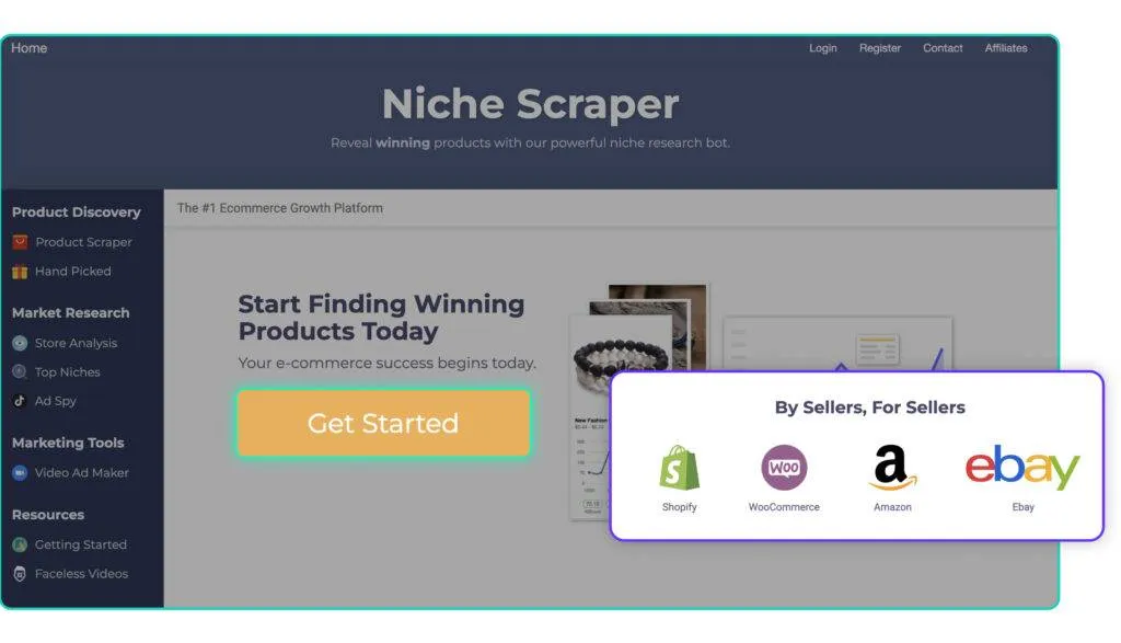 dropship.io alternatives and competitors Nichescraper platform