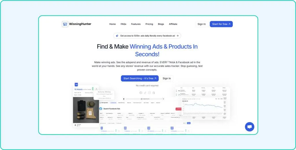 dropship.io alternatives and competitors WinningHunter