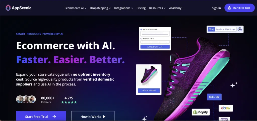 dropshipping suppliers appscenic