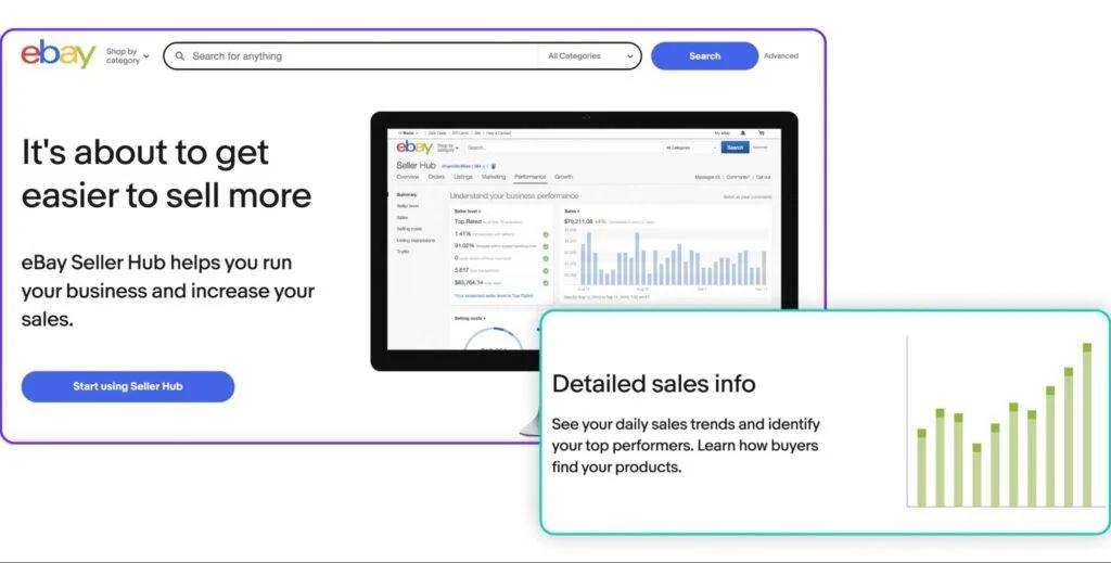 eBay terapeak on how to find top selling items on ebay
