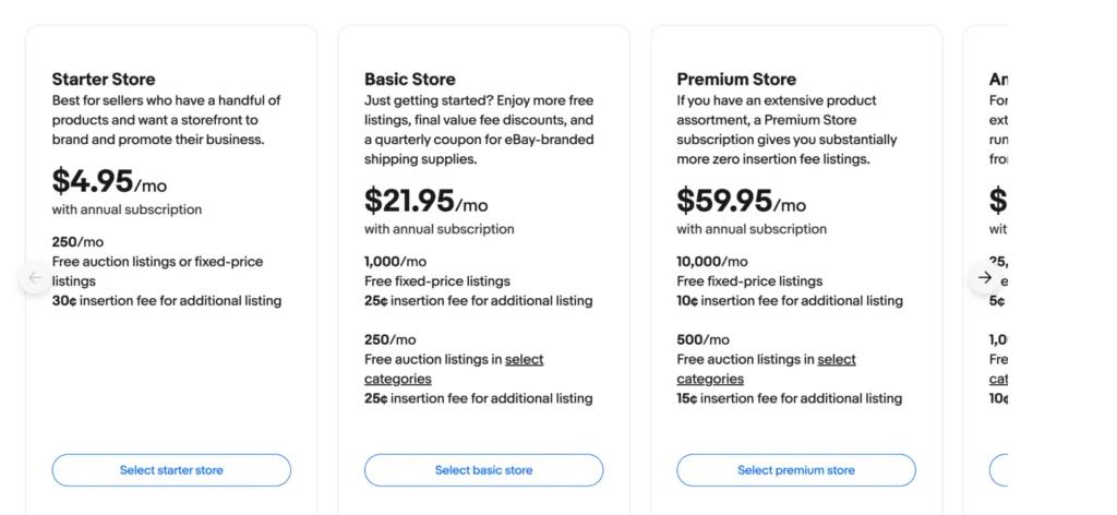 ebay store setup for walmart to ebay droopshipping