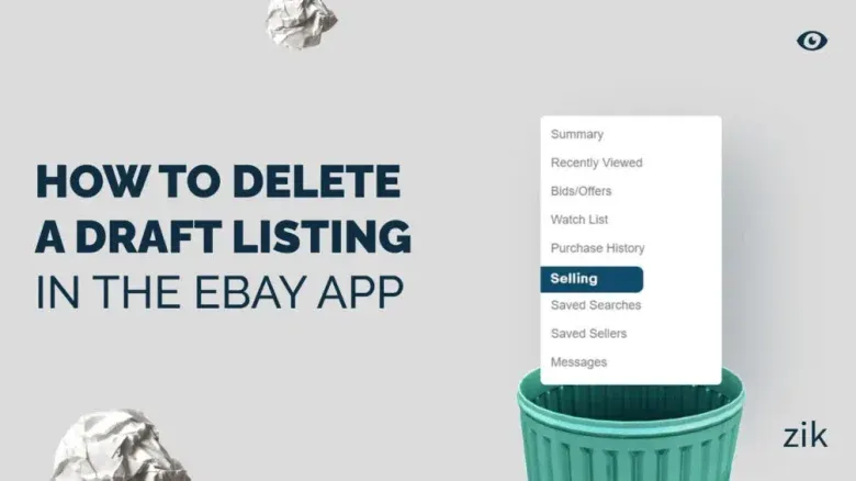 How to Delete an eBay Draft in eBay App