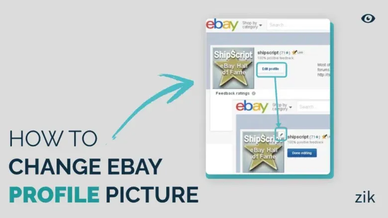 change ebay profile picture