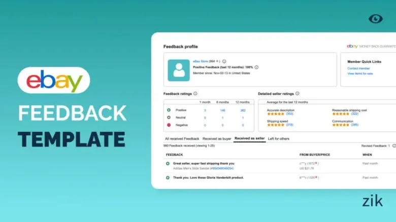 ebay feedback examples