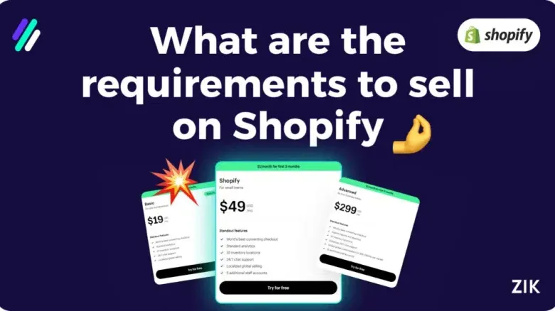 shopify requirements